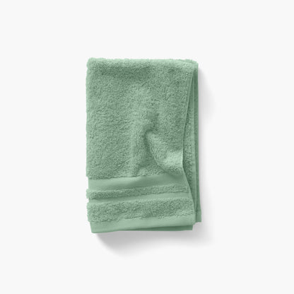 Lola II sage cotton guest towel