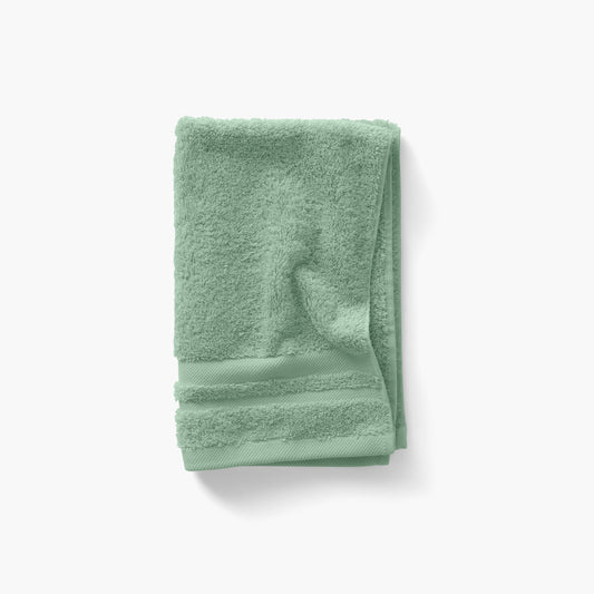 Lola II sage cotton guest towel
