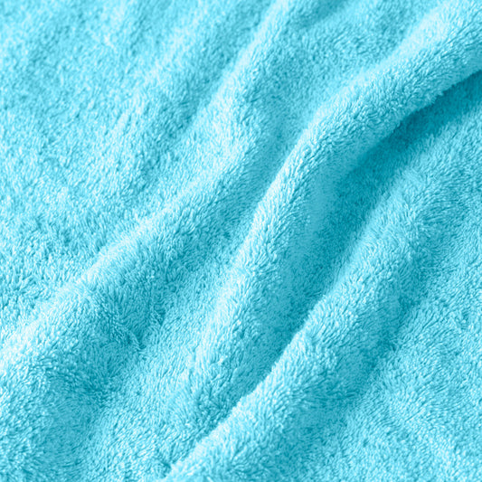 Lola II turquoise cotton guest towel