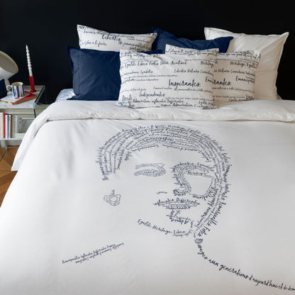 Simones Reversible Cotton Percale Duvet Cover
