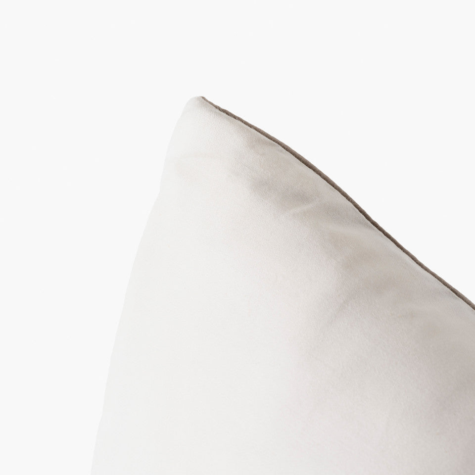 Aura square cotton satin pillowcase