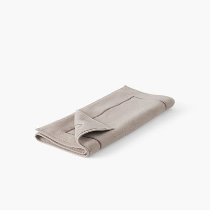Aura nude cotton and bamboo viscose bath mat