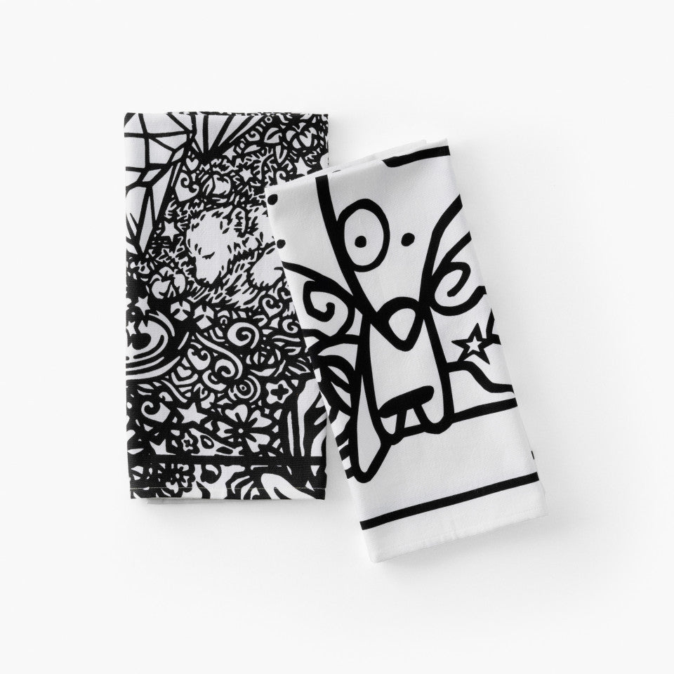 Jakè x Carré Blanc cotton kitchen towel