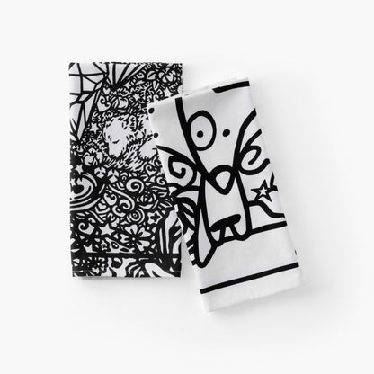Jakè x Carré Blanc cotton kitchen towel