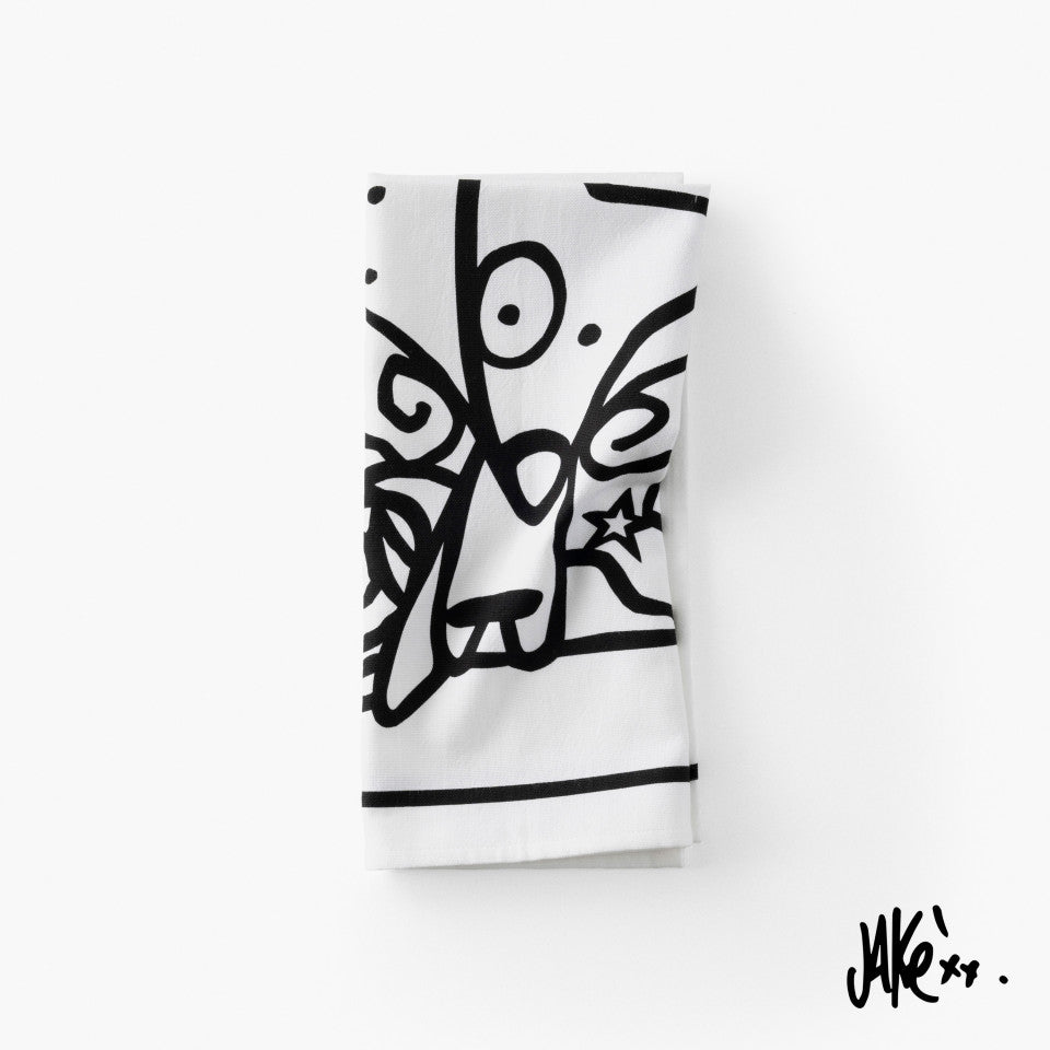 Jakè x Carré Blanc cotton kitchen towel