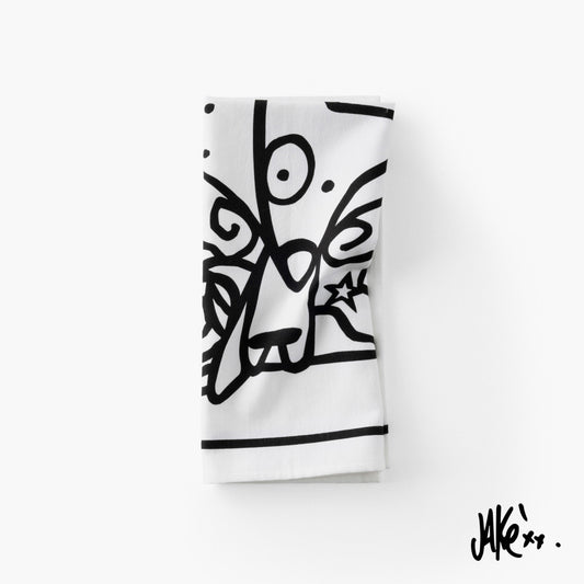 Jakè x Carré Blanc cotton kitchen towel