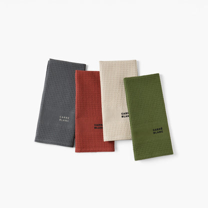 Signature beige cotton kitchen towel