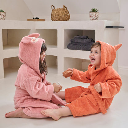 Wonderful Squirrel children's bathrobe