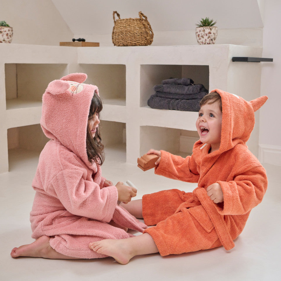Wonderful Vieux Rose Children's Bathrobe