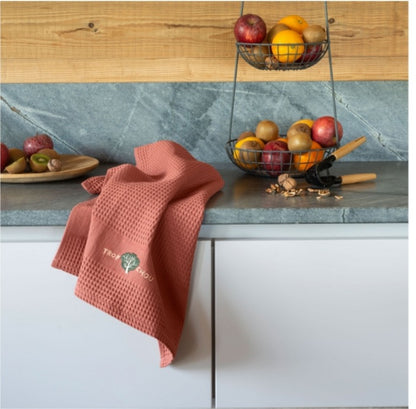 POTIRON honeycomb cotton kitchen towel